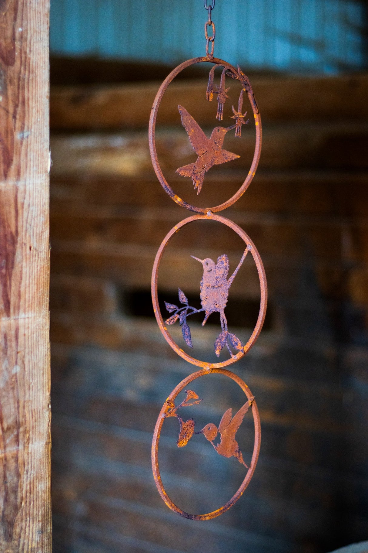 Hummingbirds Triple Ring Mobile