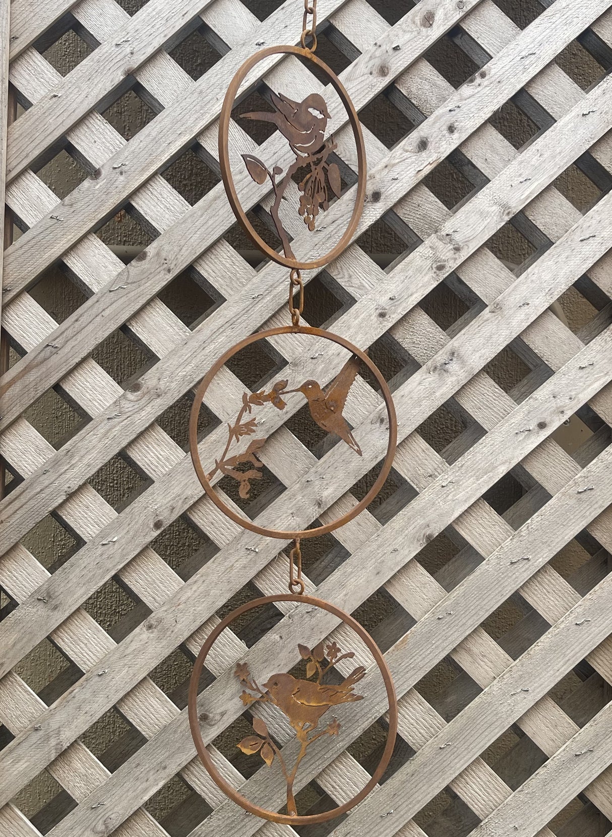 Upright Birds Collapsible Triple Ring - Unpainted