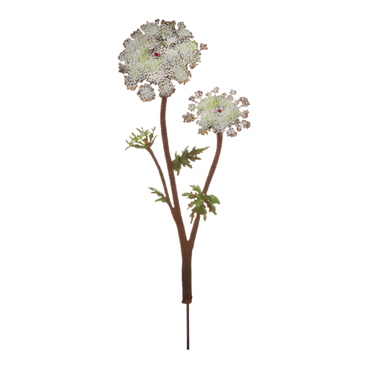 Queen Anne's Lace Flower Painted Garden Pick