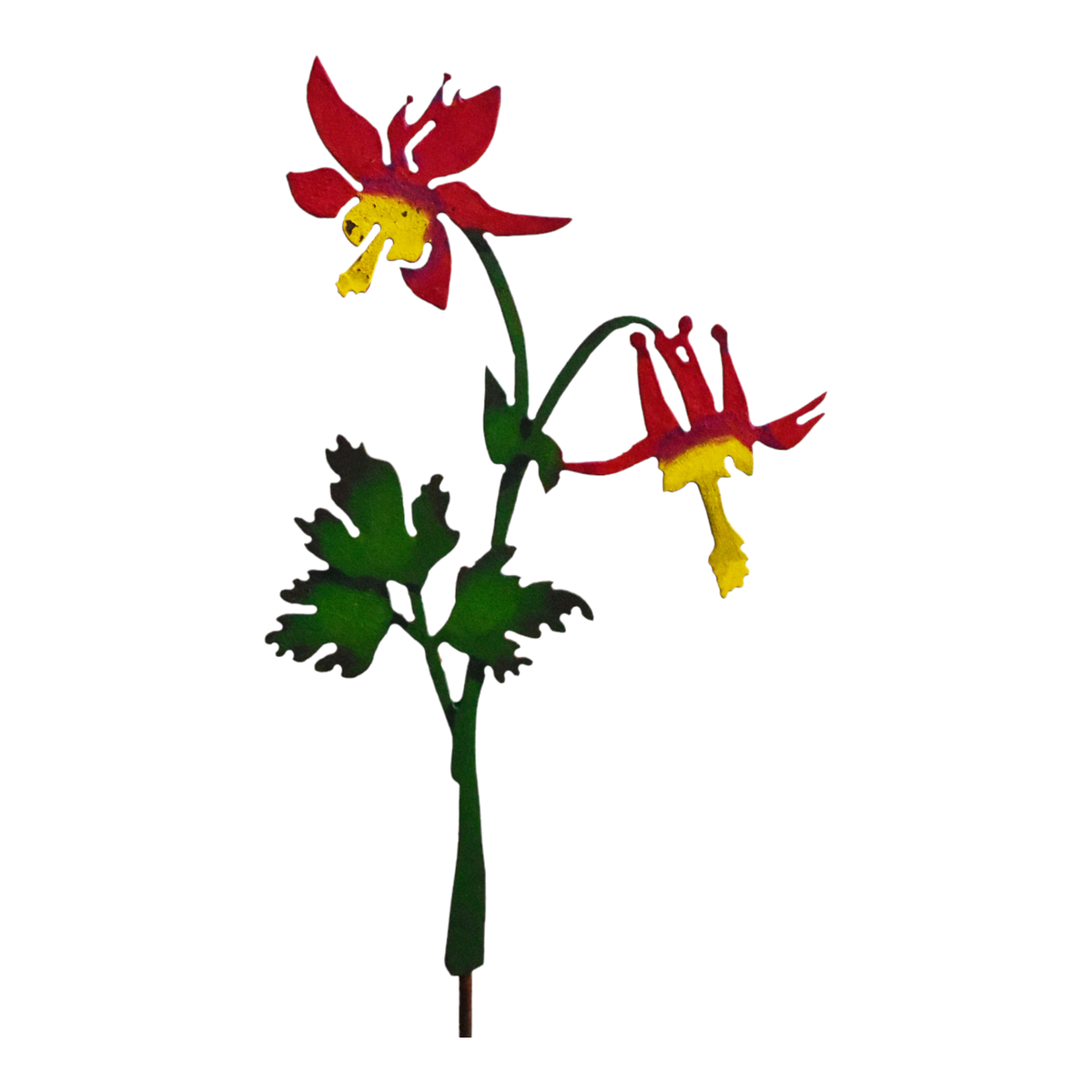 Columbine Metal Flower Pick