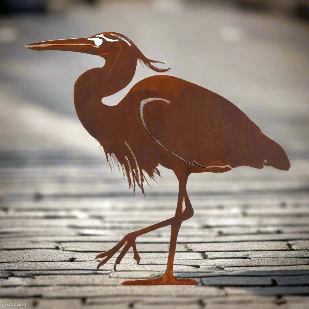 Extra Large Great Blue Heron Stake