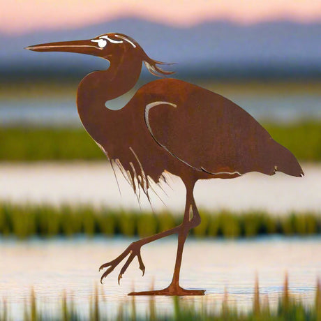 Extra Large Great Blue Heron Stake