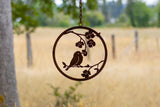 Chickadee on Dogwood Branch Ring