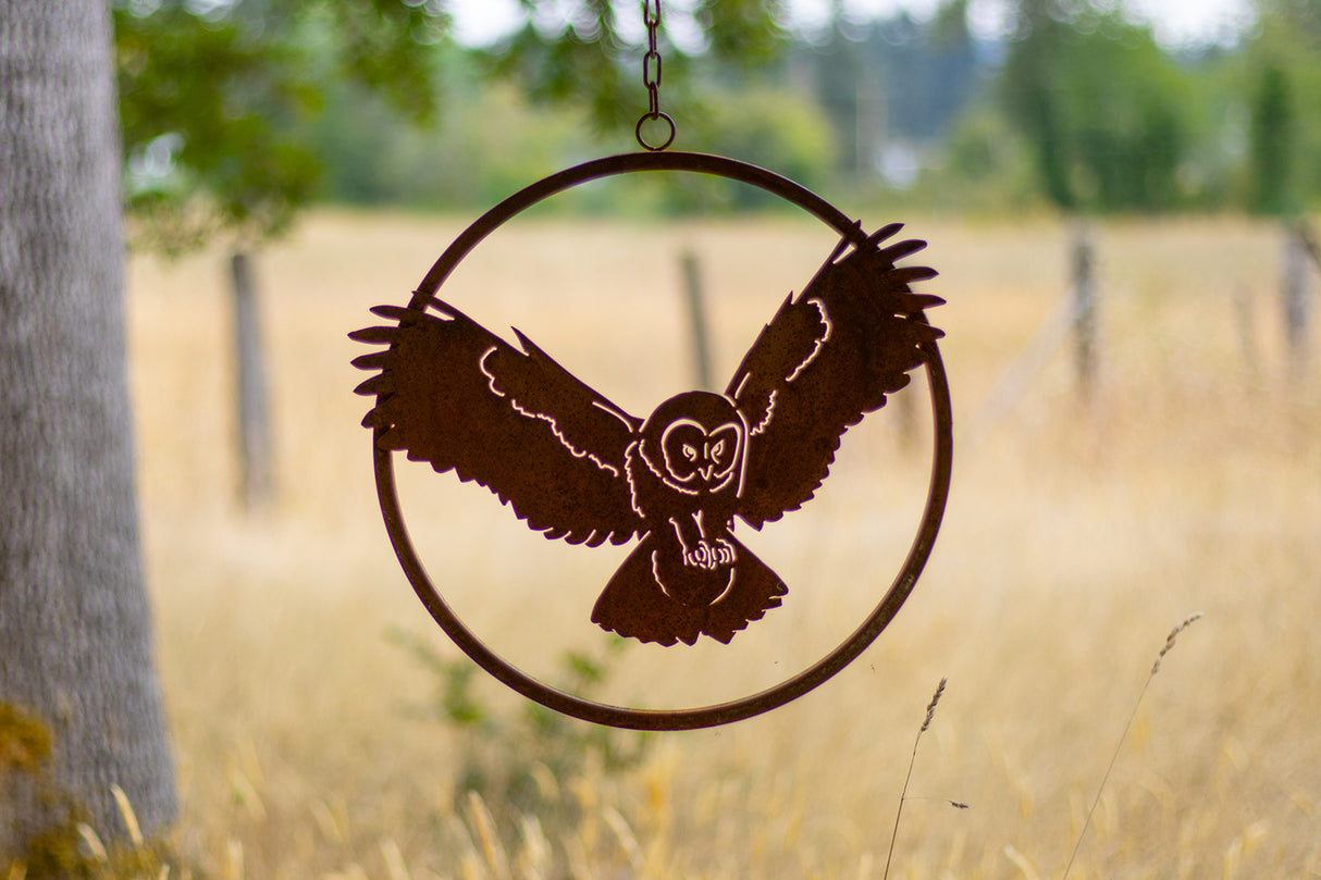 Swooping Barn Owl Ring