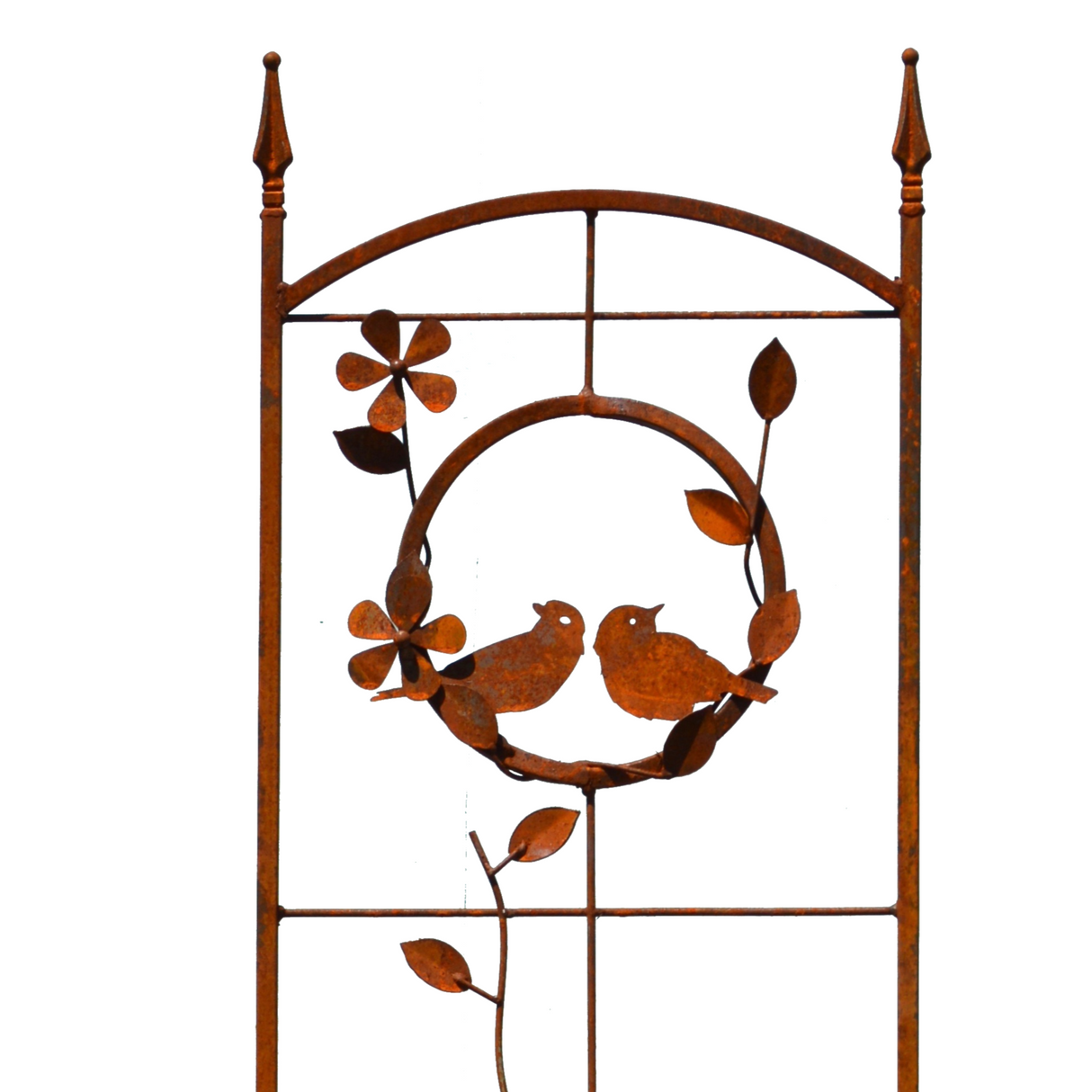 Vintage Bird and Flowers Wreath Trellis