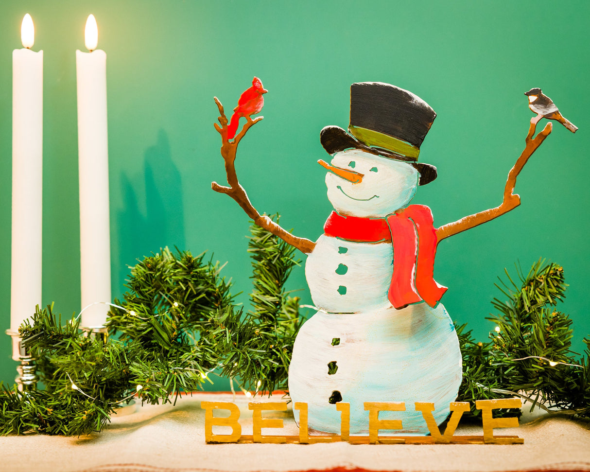 Snowman Believe Tab