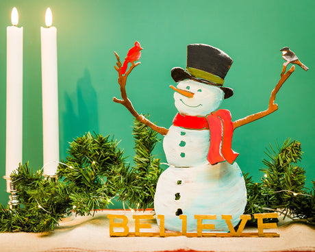 Snowman Believe Tab