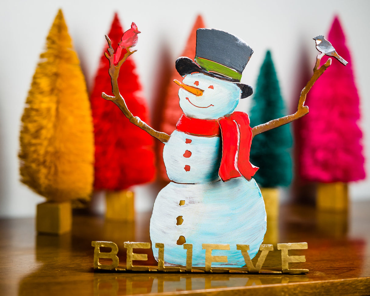 Snowman Believe Tab