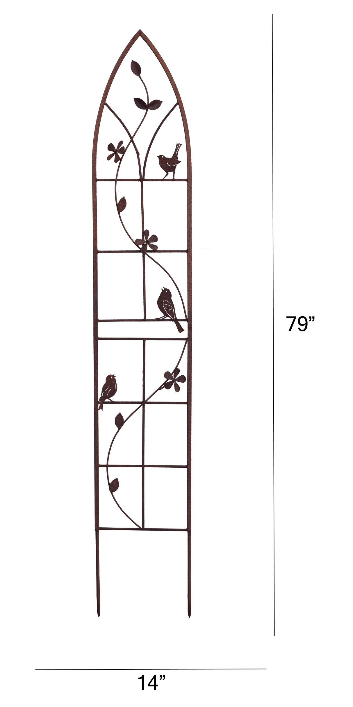 Gothic Window Bird Trellis