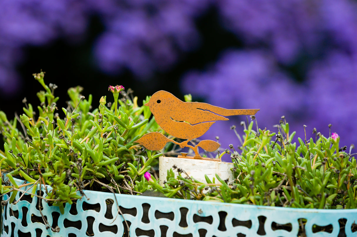 Bird with Leaves