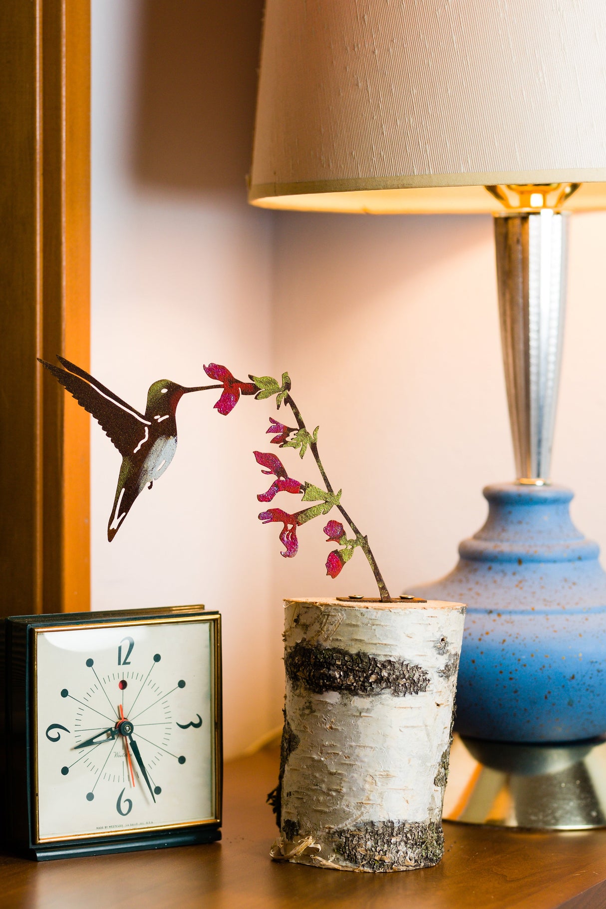 Hummingbird on Salvia Flower Tab