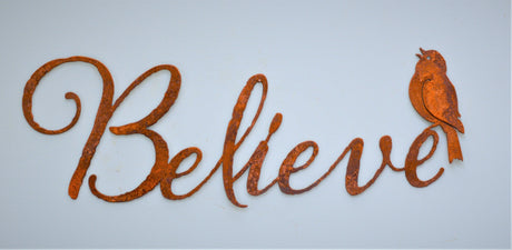 Believe Word Wall Art