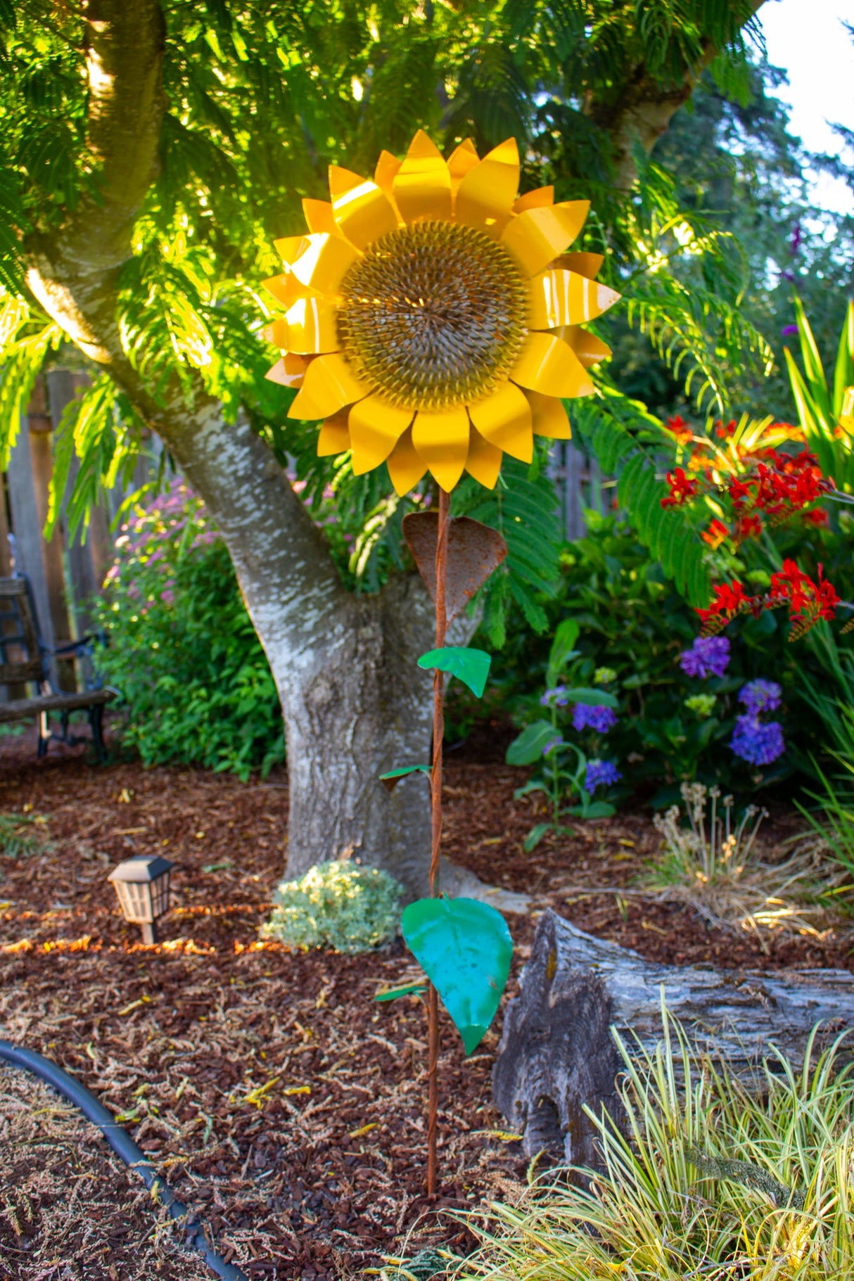 Large Sunflower Stake