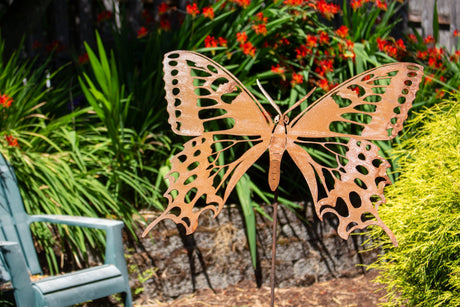 Swallowtail Butterfly Yard Stake