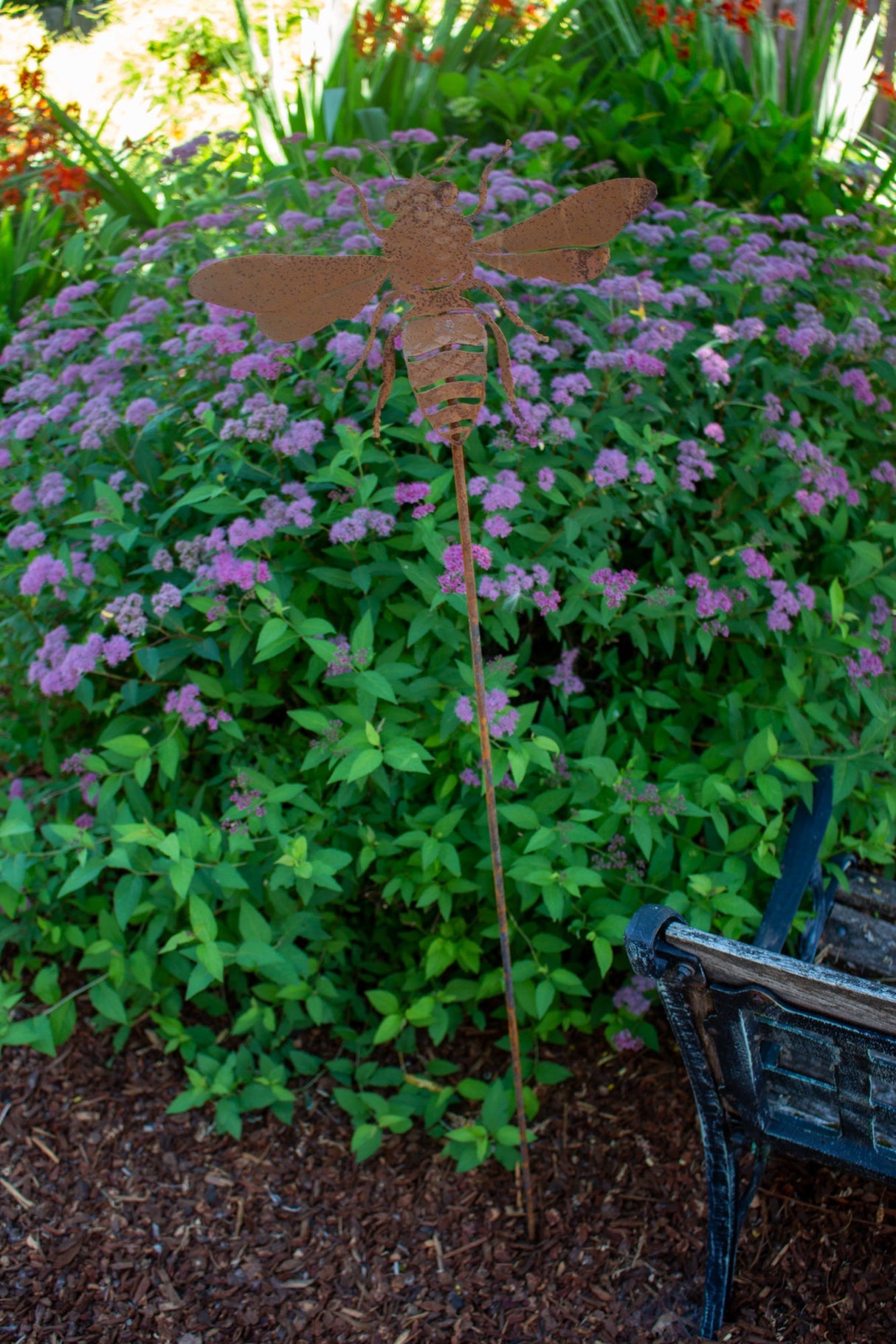 Honey Bee Yard Stake