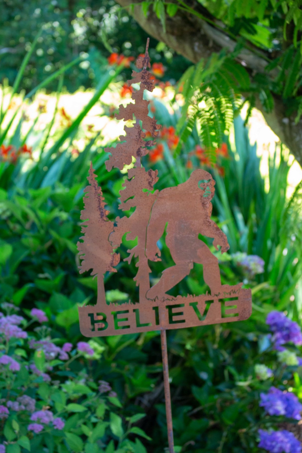 Bigfoot Believe Yard Stake