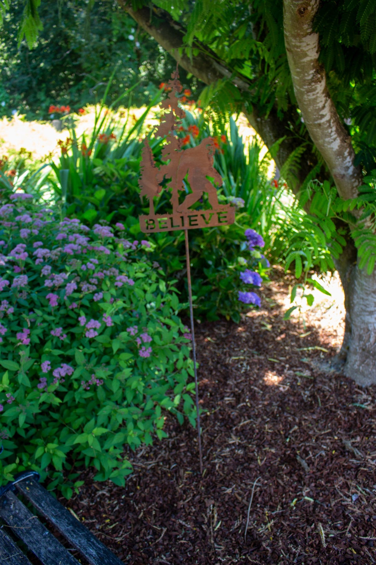 Bigfoot Believe Yard Stake