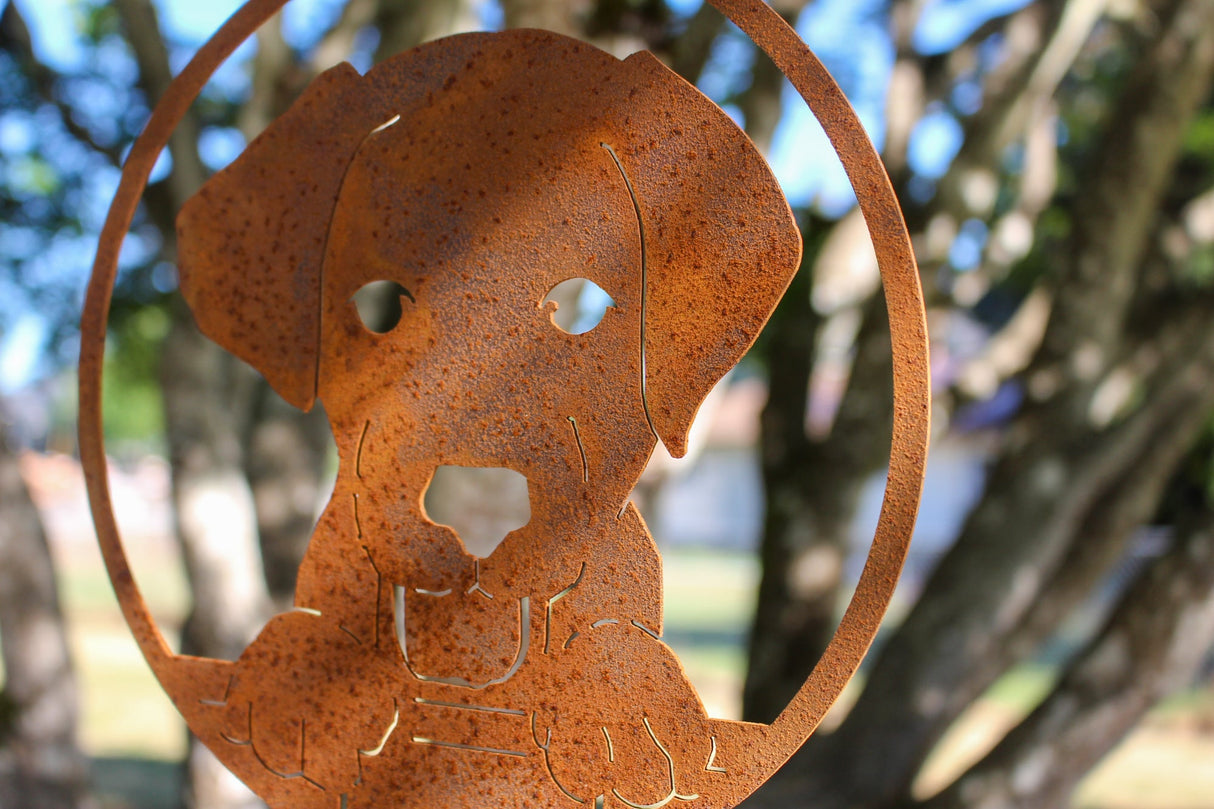 Dog Face 9" Ring