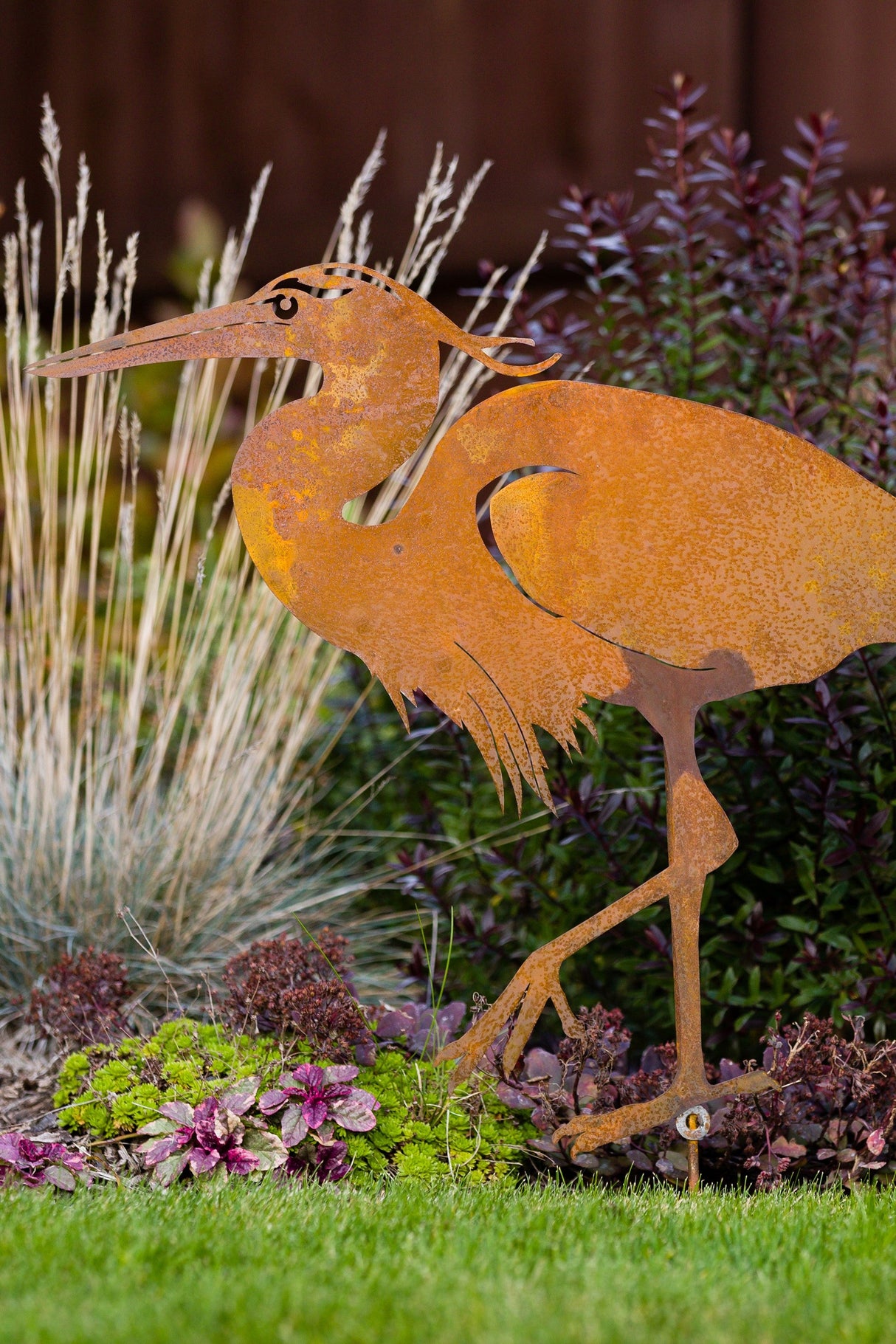 Extra Large Great Blue Heron Stake