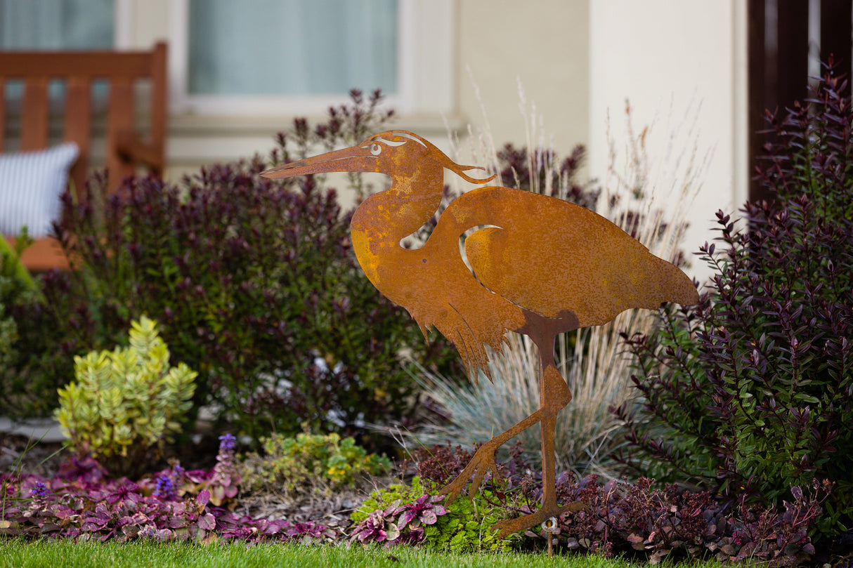 Extra Large Great Blue Heron Stake
