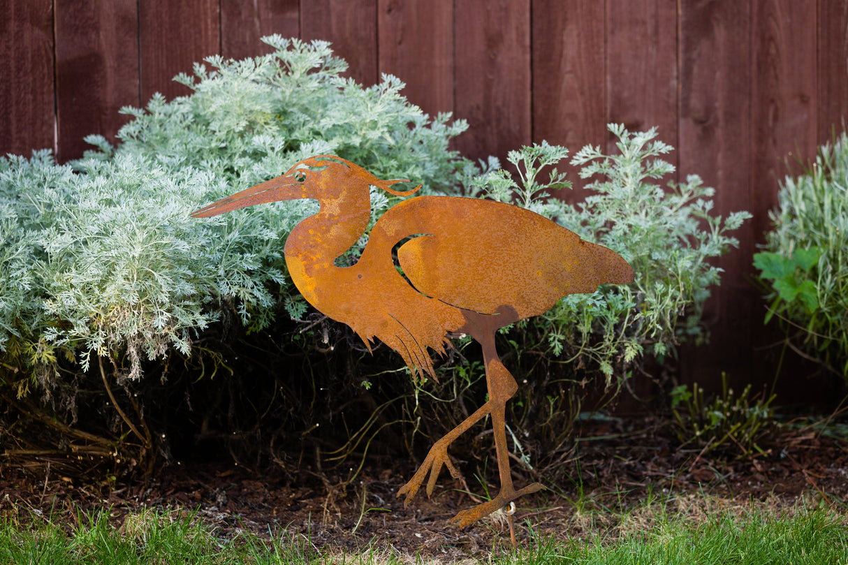 Extra Large Great Blue Heron Stake