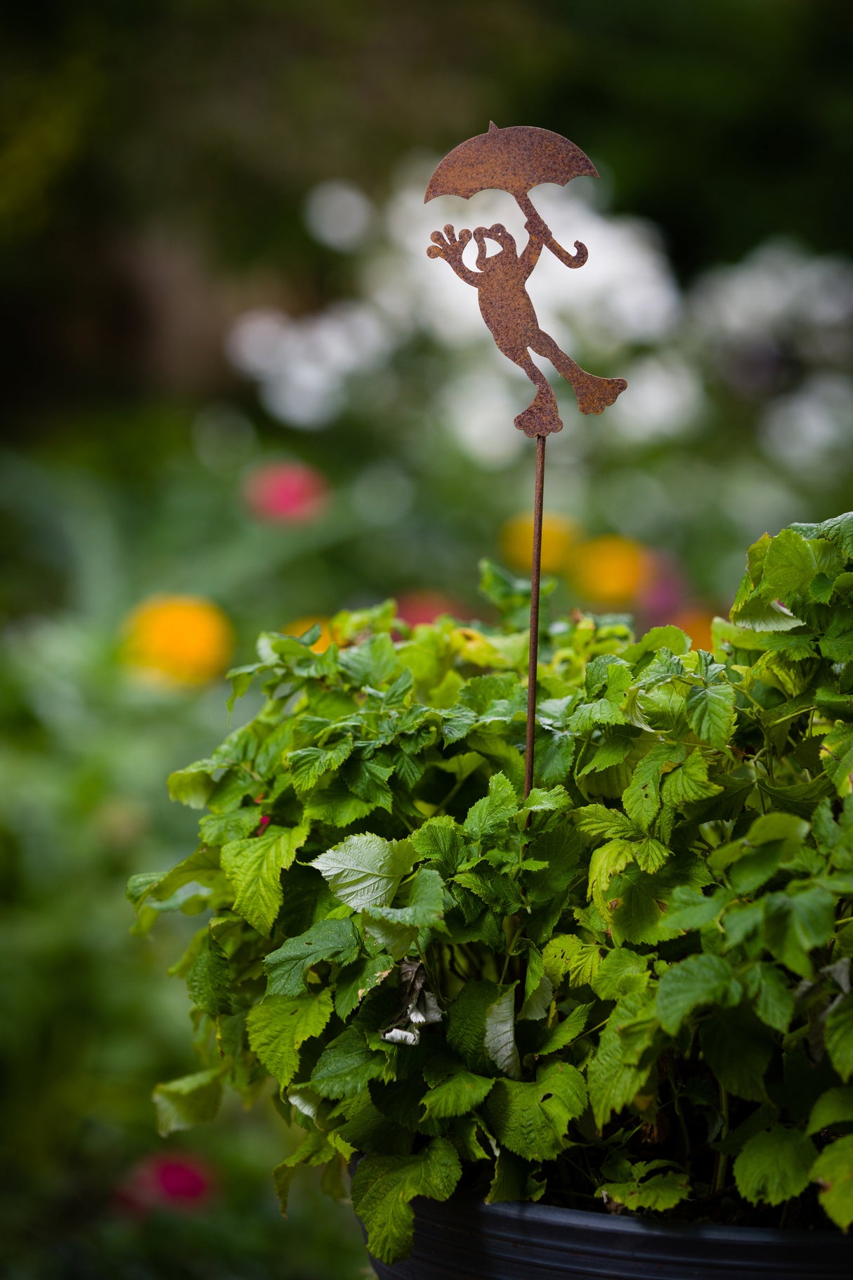 Frog with Umbrella Pick