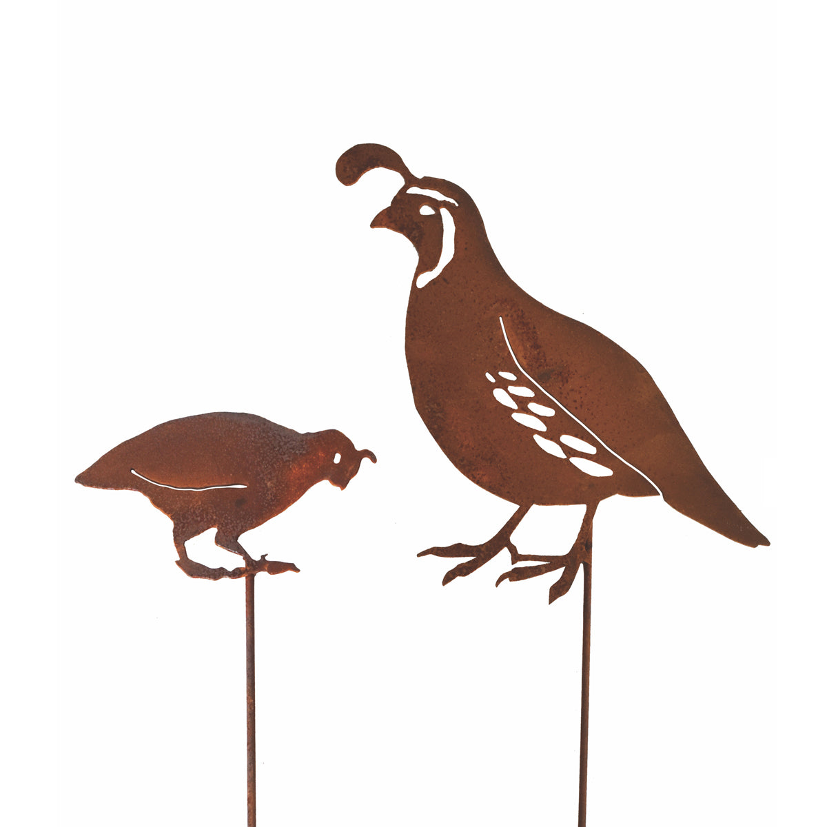 Quail Family Stake Set