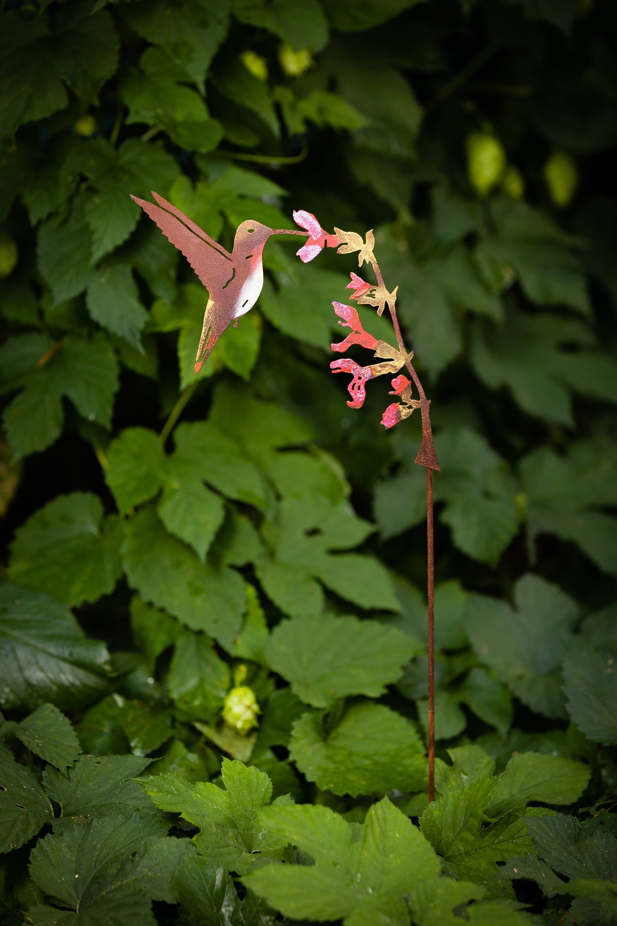 Hummingbird on Salvia Flower Pick - Painted