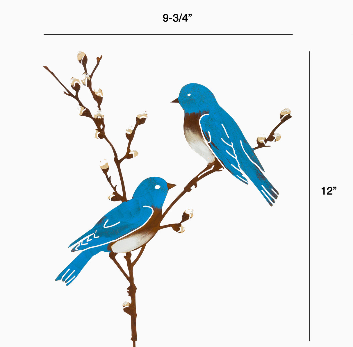 Bluebirds on Willow Branch Pick
