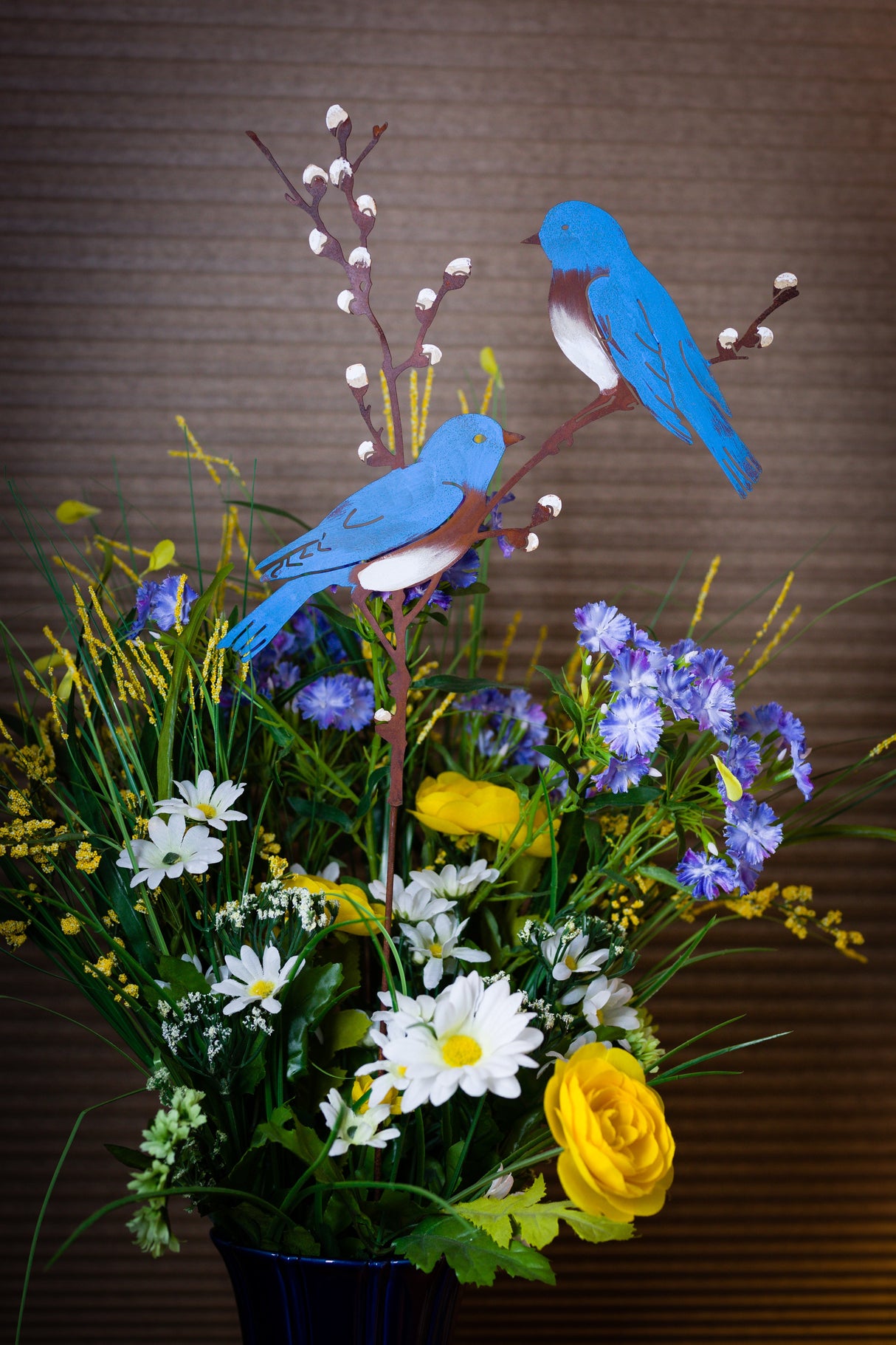 Bluebirds on Willow Branch Pick