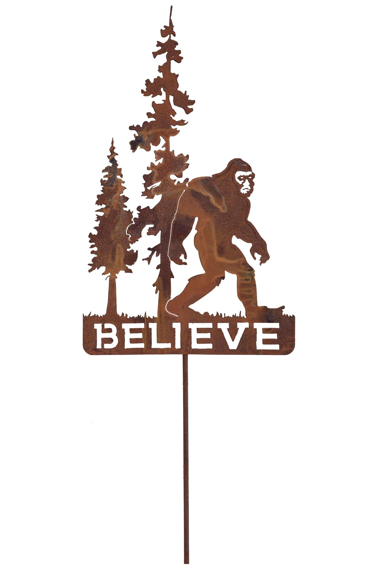 Bigfoot Believe Yard Stake