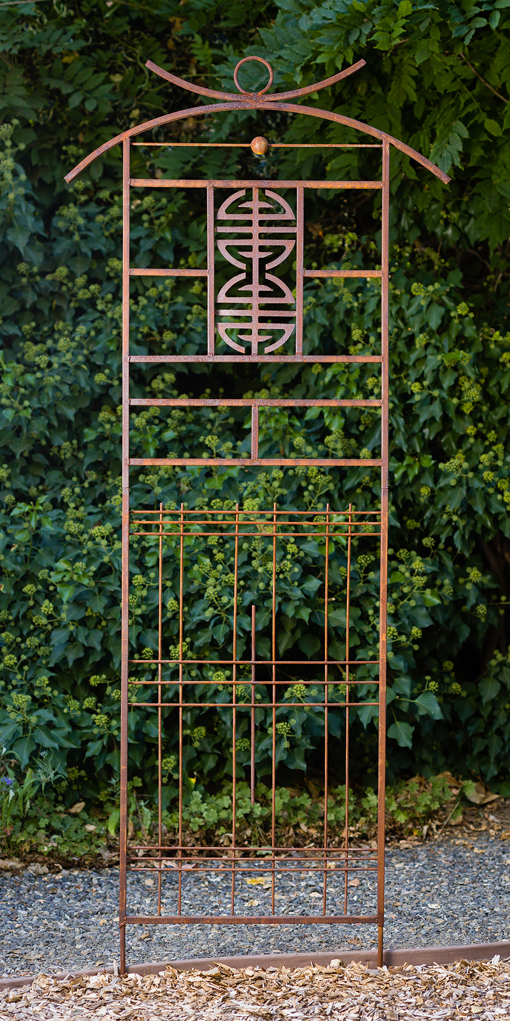 Double Longevity Kanji Garden Trellis