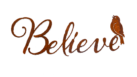 Believe Word Wall Art