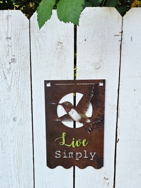 "Live Simply" Wall Art