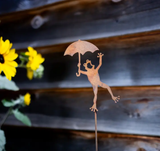 Frog with Umbrella Pick