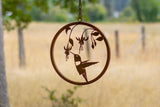 Hummingbird Fuchsia Ring