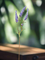 Hand-Painted Lavender Stake | Sturdy &amp; Lifelike Metal Wildflower Sculpture