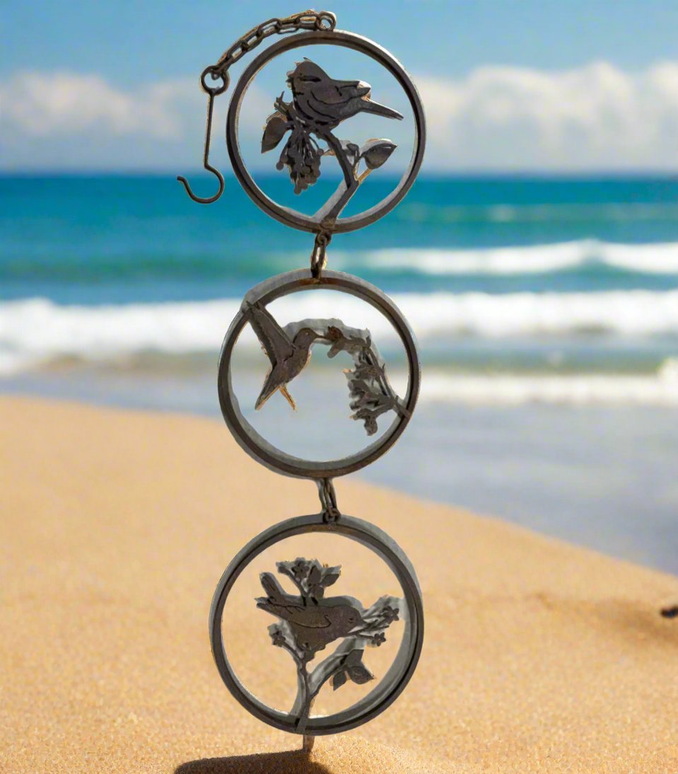 Upright Birds Collapsible Triple Ring