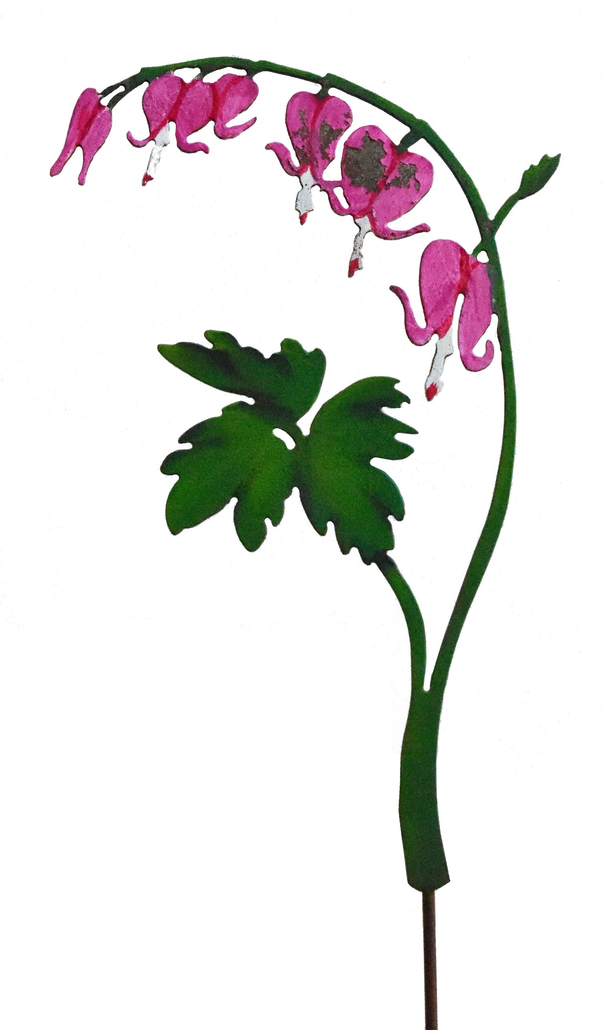 Bleeding Heart Flower Stake