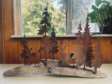 Woodland Nature Scene Sculpture