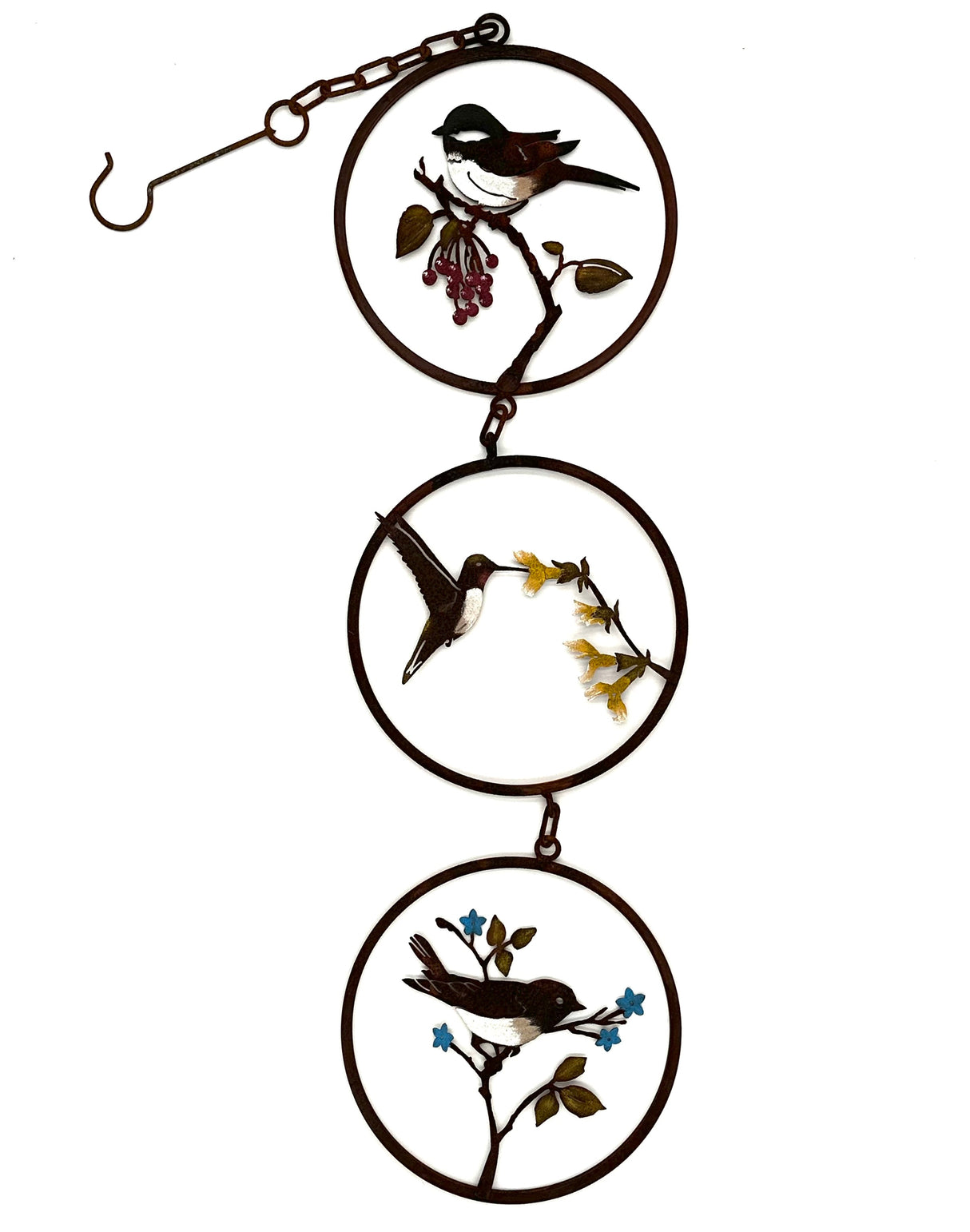 Upright Birds Collapsible Triple Ring - Unpainted