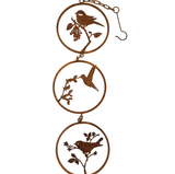 Upright Birds Collapsible Triple Ring - Unpainted