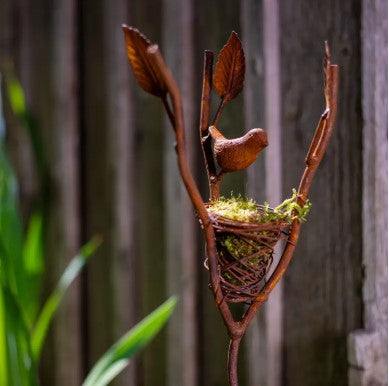 Mini Bird Nest Stake