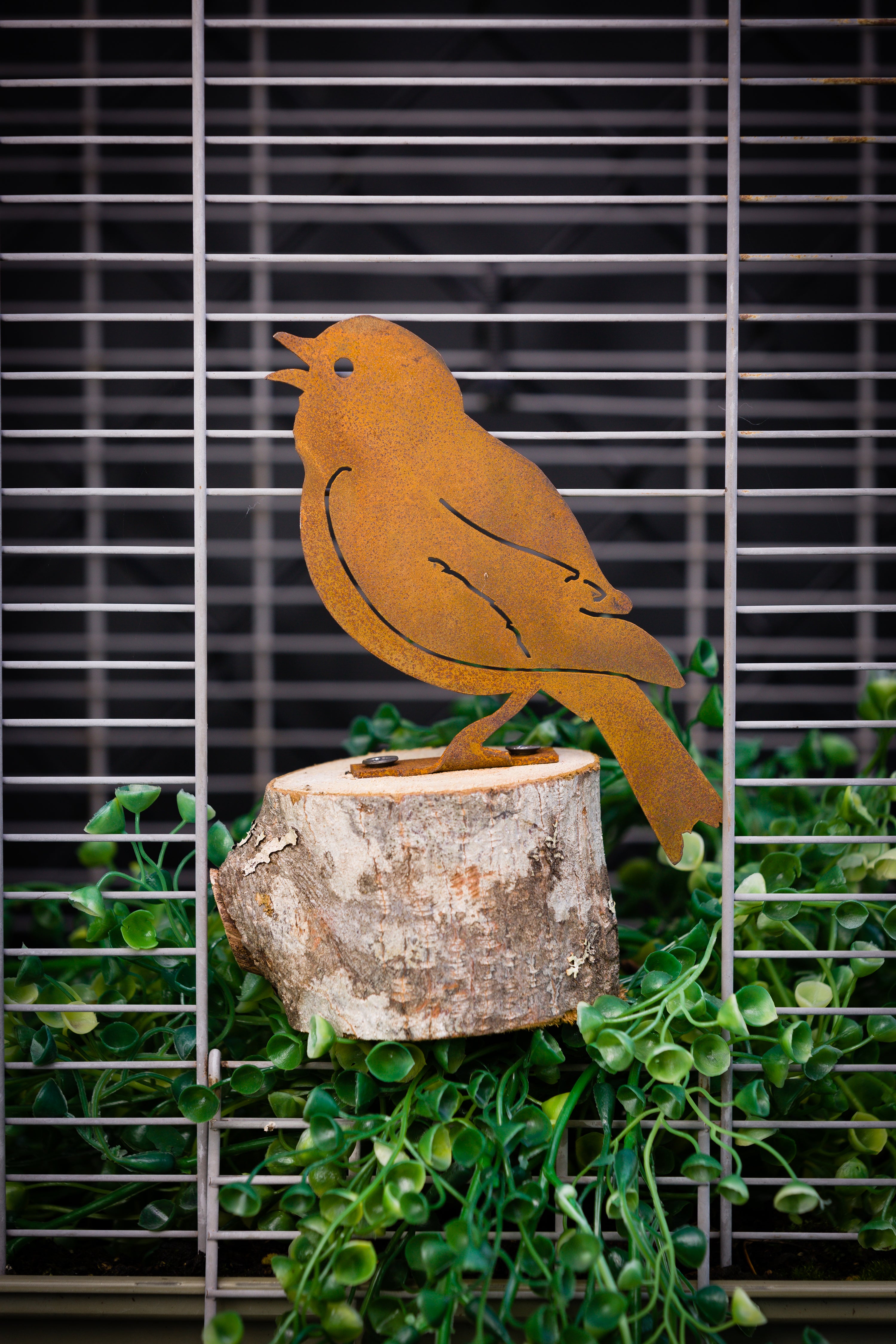 Painted Bunting - Rusty Birds - Decorative Metal Birds