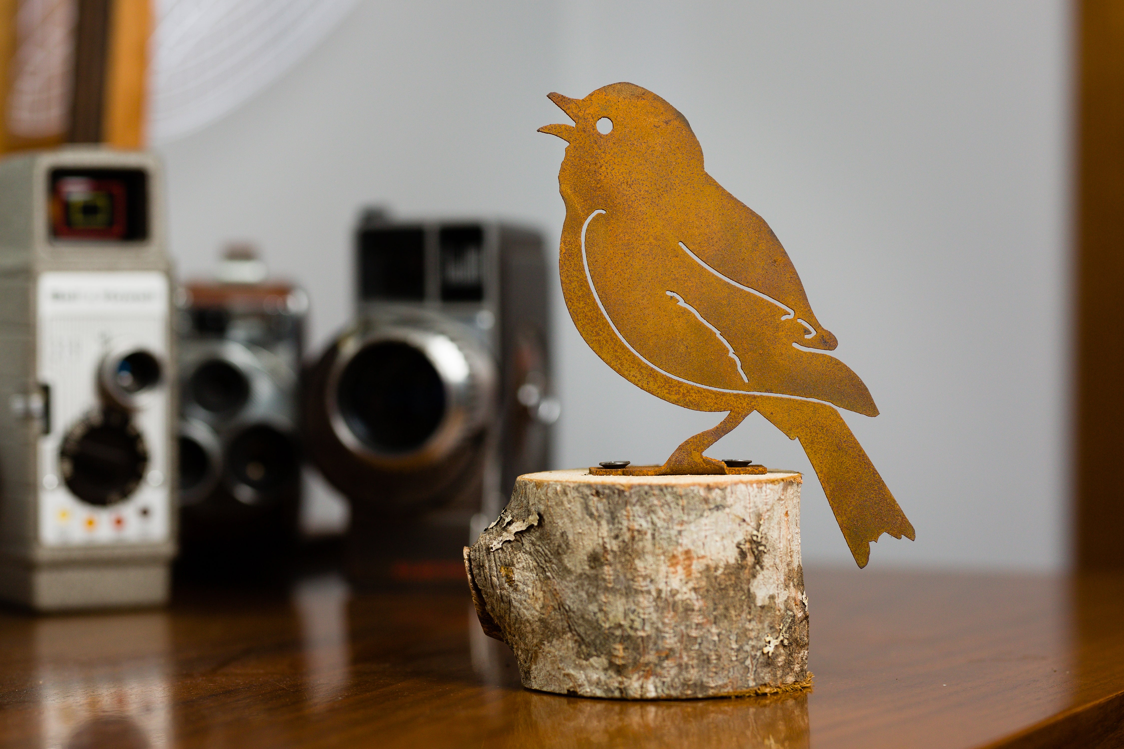 Painted Bunting - Rusty Birds - Decorative Metal Birds