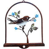 Warbler with Flower 3D